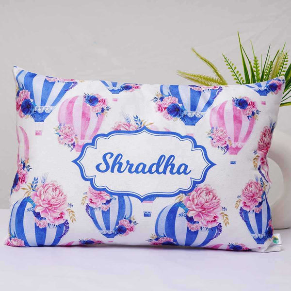 Personalized Air Balloons Printed Kids Pillow